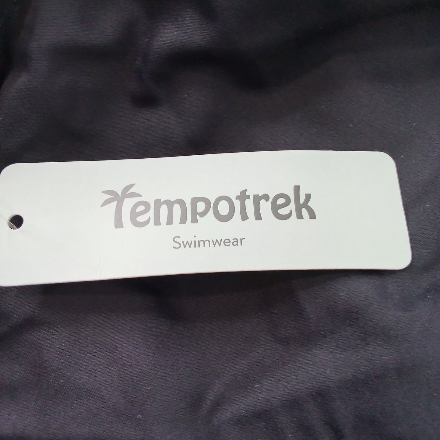 Tempotrek Maternity One Piece Swimsuit Black Ruched V Neck Adjustable Women’s L
