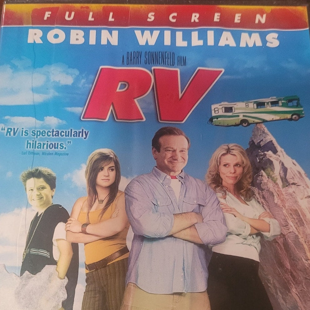 RV DVD Comedy Family Adventure Robin Williams Full Screen C Hines K Chenoweth