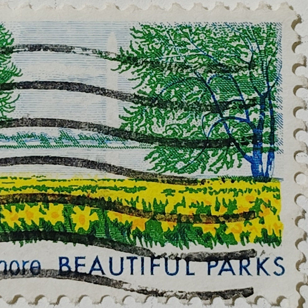 1969 US 6c Plant for More Beautiful Parks Stamp #1366 Used Cancelled