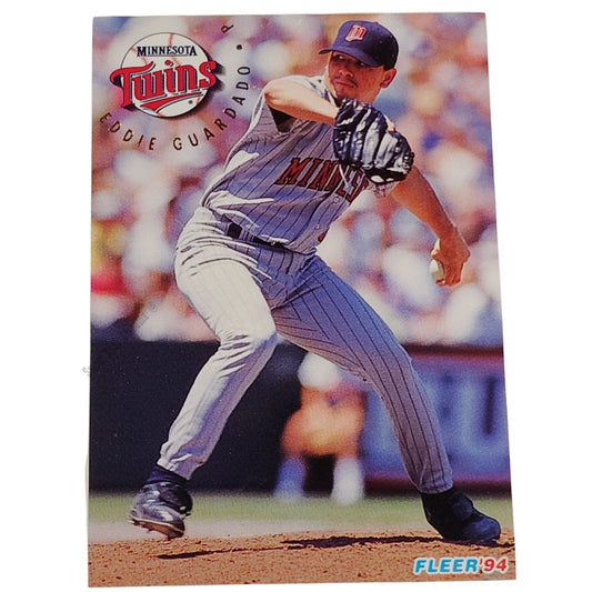Eddie Guardado, Minnesota Twins, #203, 1994 Fleer Baseball Collector's Card