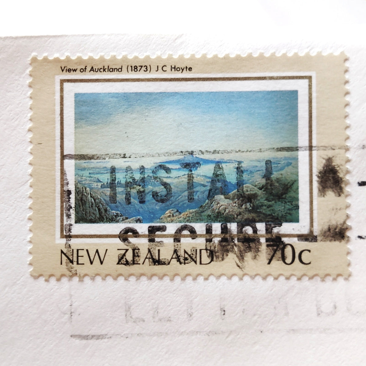 1988 New Zealand 70c Auckland Stamp Cover Paraparaumu Postmark Hoyte
