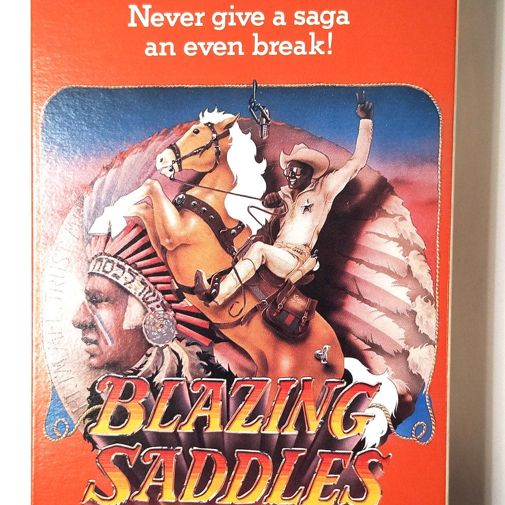 Blazing Saddles VHS 1974 Mel Brooks Cleavon Little Gene Wilder Classic Comedy