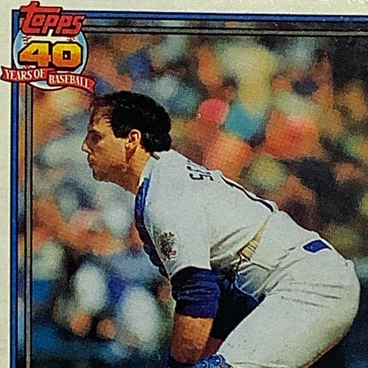 Mike Scioscia, Los Angeles Dodgers, MLB, 1991 Topps Card 305, EX/NM