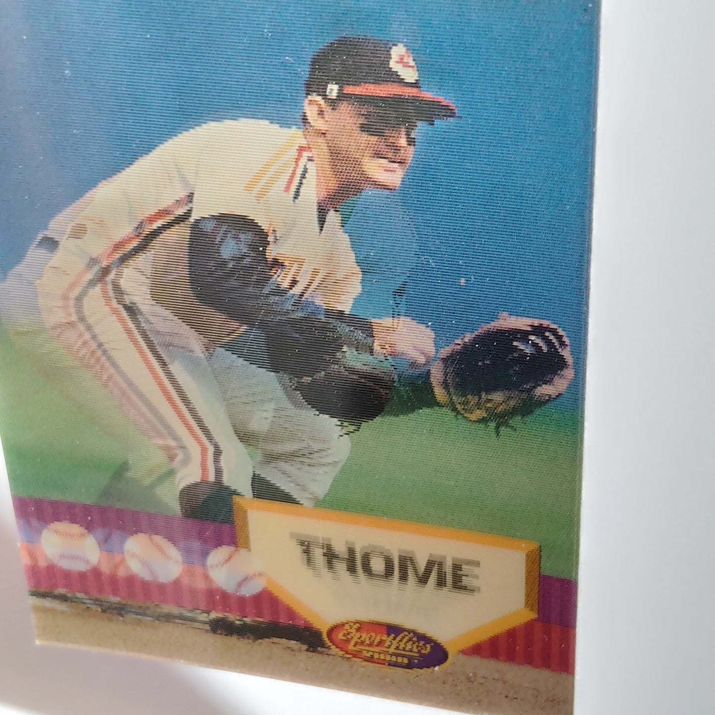 1994 Sportflics Jim Thome #98 Cleveland Indians 1B Lenticular Baseball Card NM