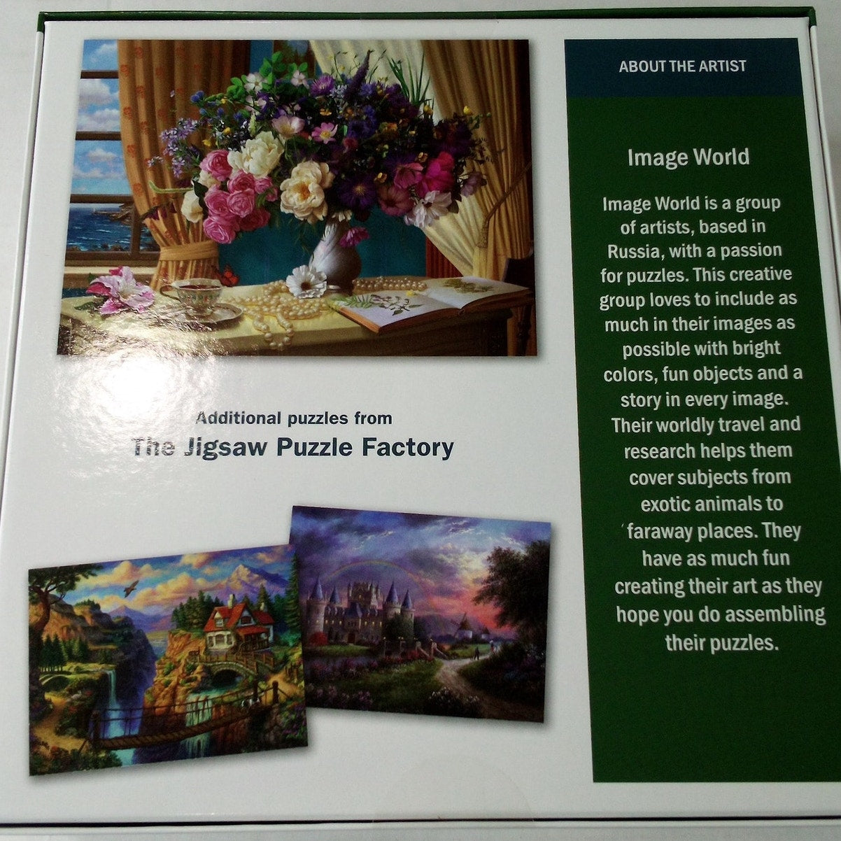 Still Life with Flowers 550‑Piece Jigsaw Puzzle – The Jigsaw Puzzle Factory