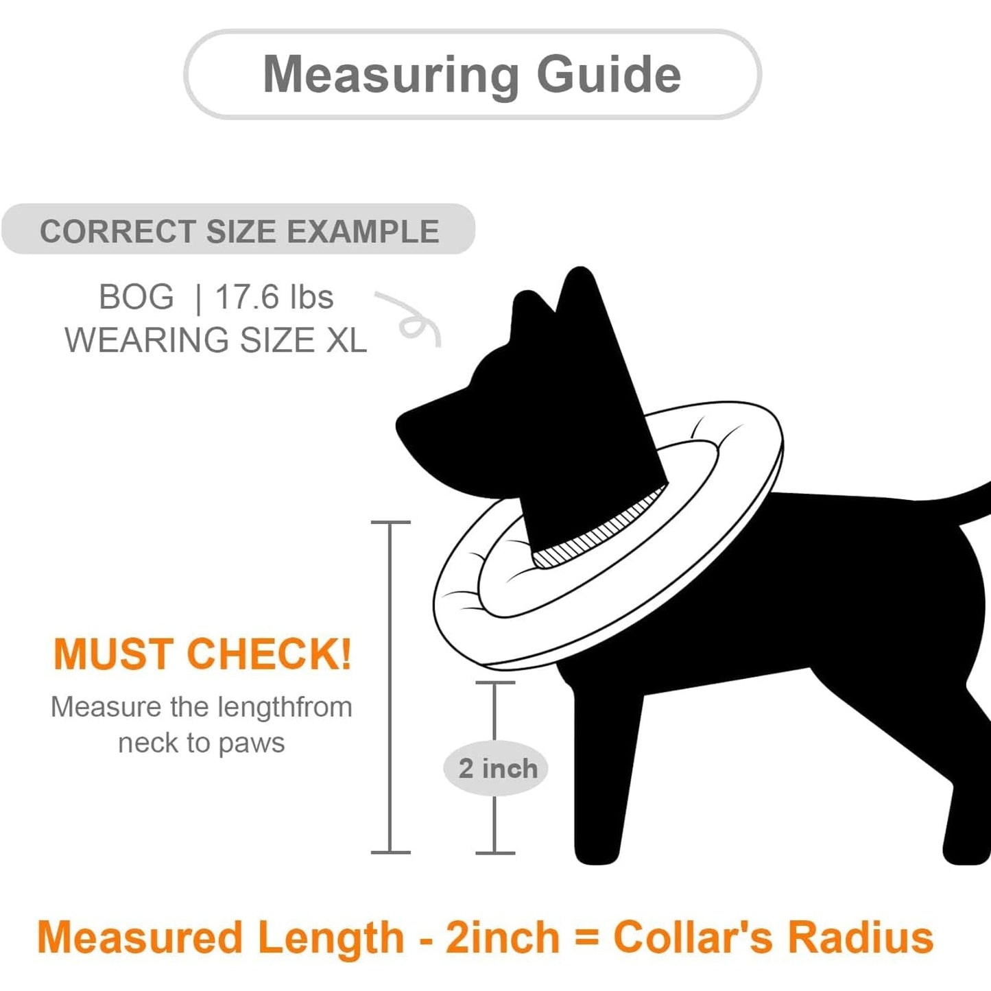 POP DUCK Dog Cone – XL Blue Soft Recovery Collar, Alternative After Surgery