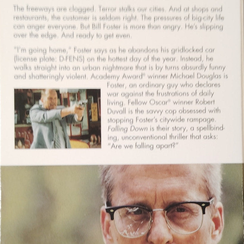 Falling Down VHS 1992 Michael Douglas Robert Duvall Thriller Drama