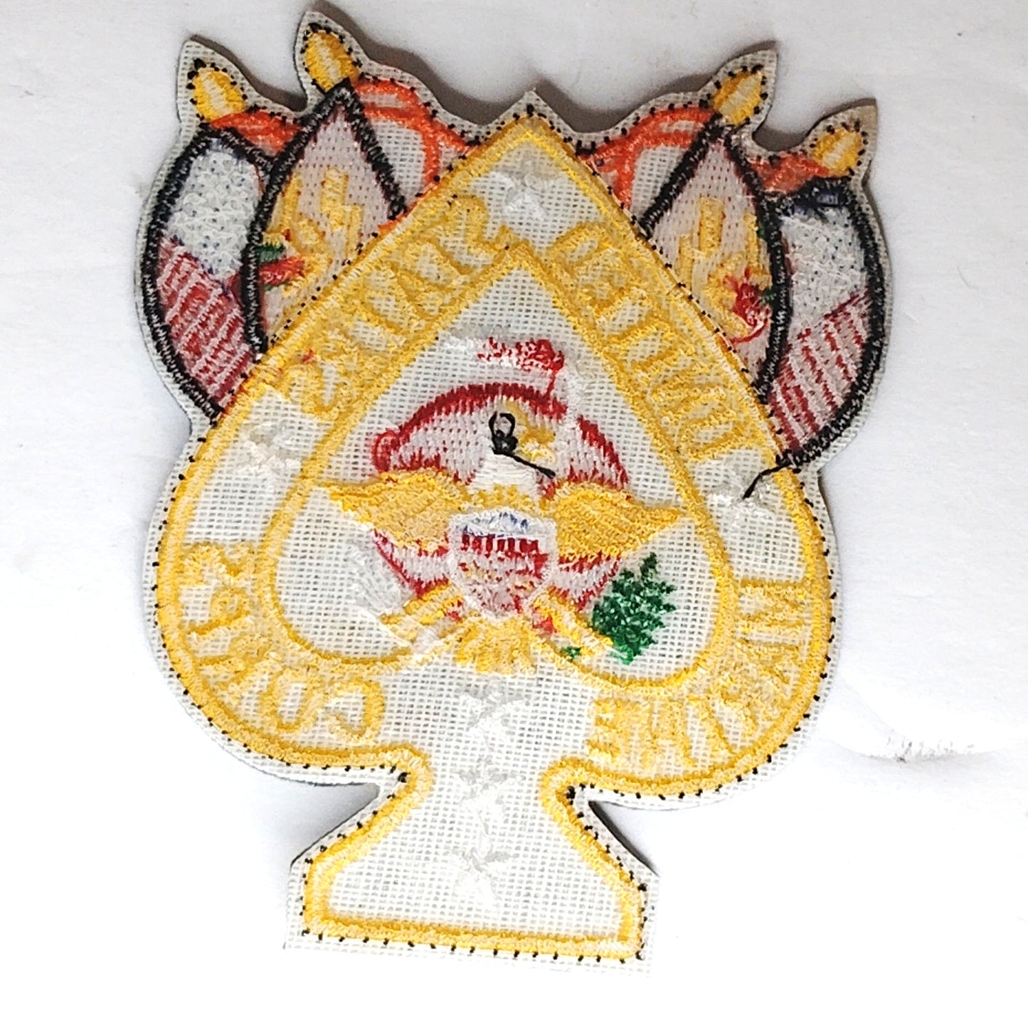 USMC Spades Patch Eagle Globe Anchor Sew‑On 4" × 3‑1/4"