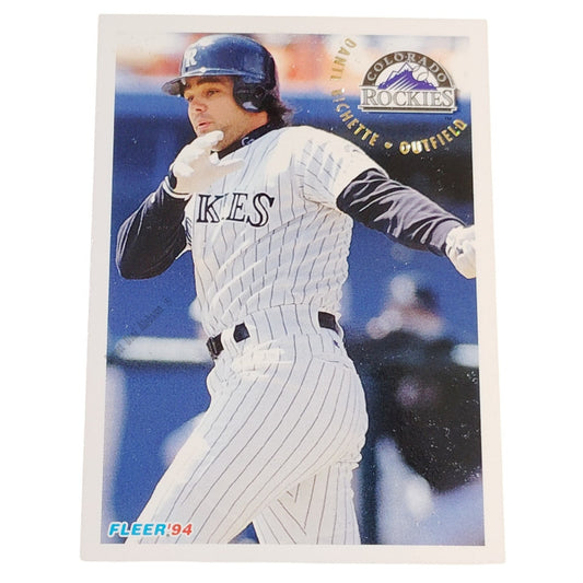 Dante Bichette, Colorado Rockies, #433, 1994 Fleer Baseball Collector's Card
