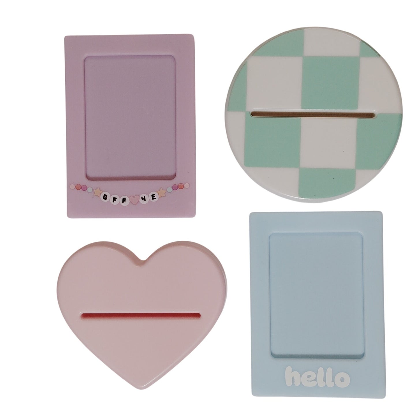 Horizon Group 4-PC Set, Photo (2x3) Holder- 2 Desk and 2 Locker/Fridge Magnets