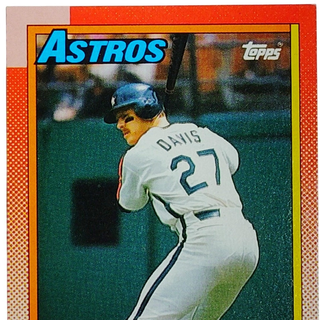 1990 Topps #50 Glenn Davis Houston Astros First Baseman - VG/EX
