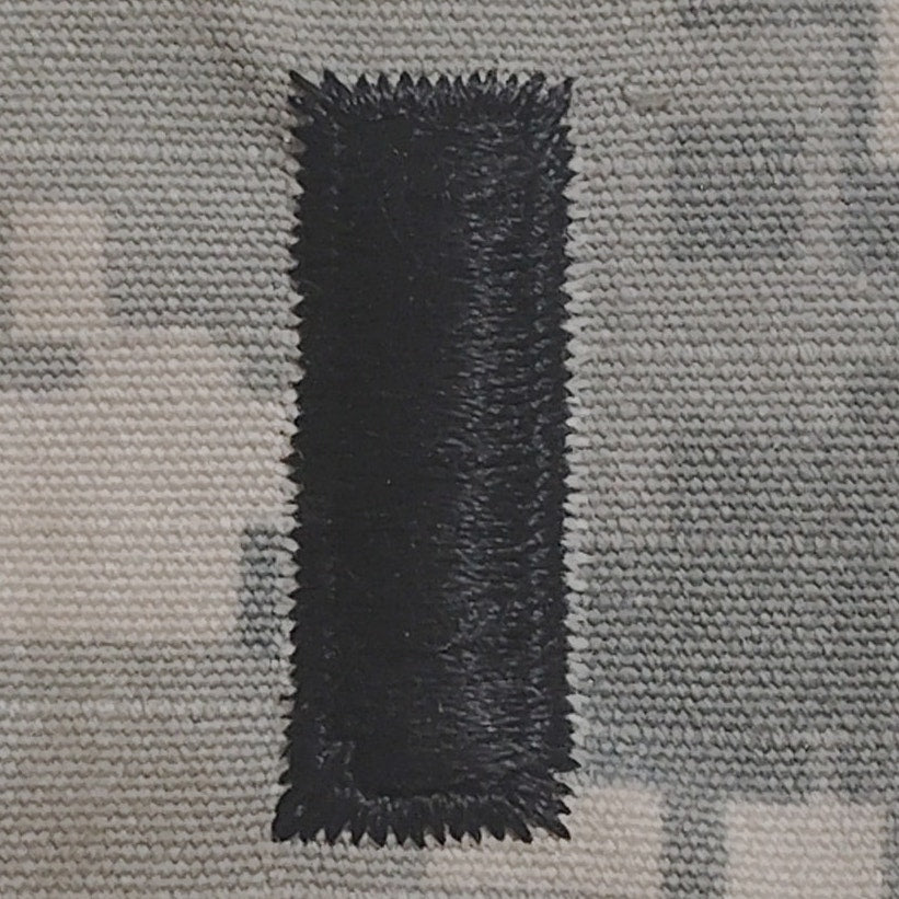 U.S. Army First Lieutenant O-2 Patch ACU Digital, 2"×2" Hook(-N-Loop) Device