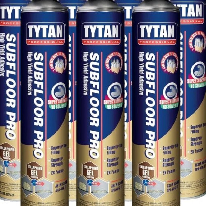 6-Pack TYTAN Pro Subfloor Pro Gel Adhesive 29oz High Yield Foam to Gel Bond