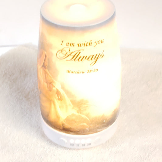 Bradford Exchange Greg Olsen Porcelain Essential Oil Diffuser Illuminated