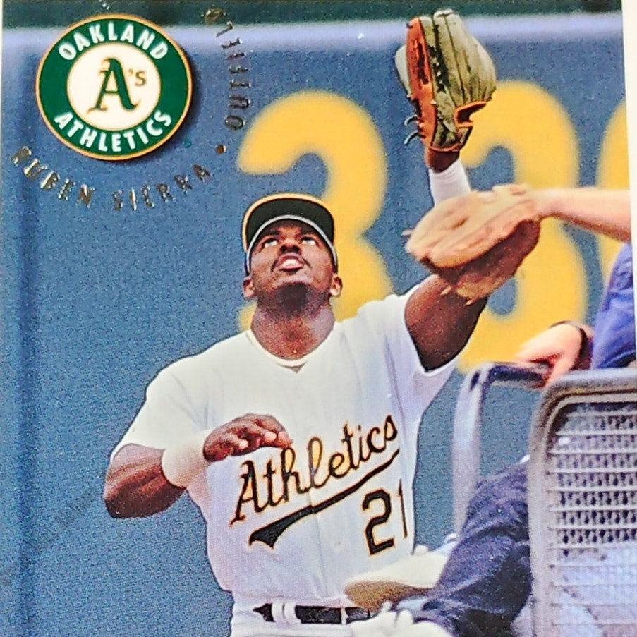 Ruben Sierra, Oakland Athletics (A's) #273, 1994 Fleer Baseball Collector's Card