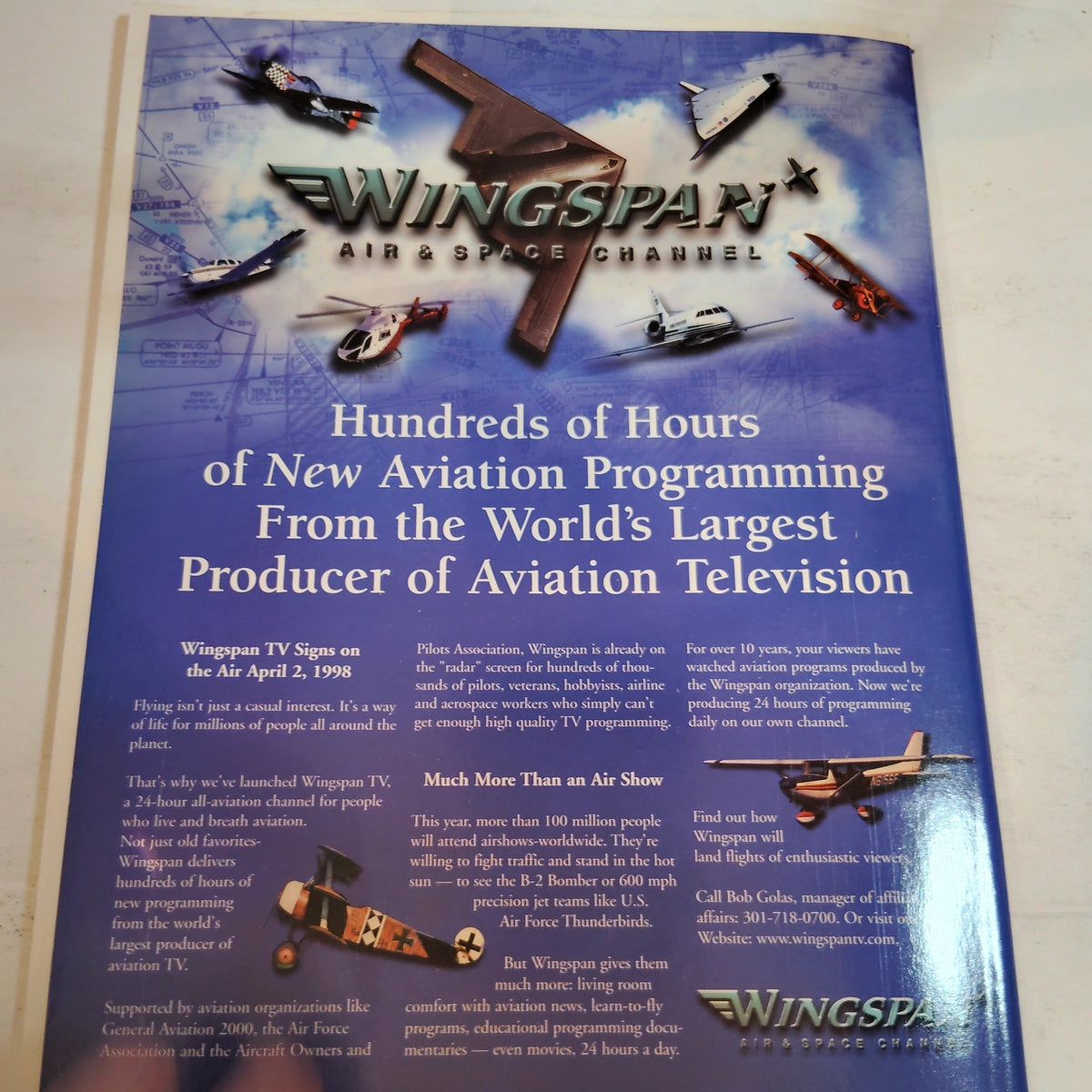 Airways Magazine - June 1999 Swissair Spreads Its Wings Aviation Collectible