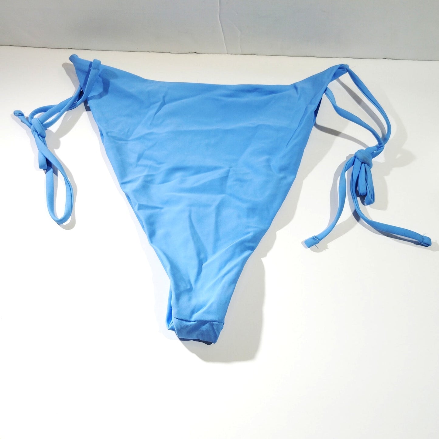 Light Blue Tie‑Side Bikini Bottoms – Small – NWOT