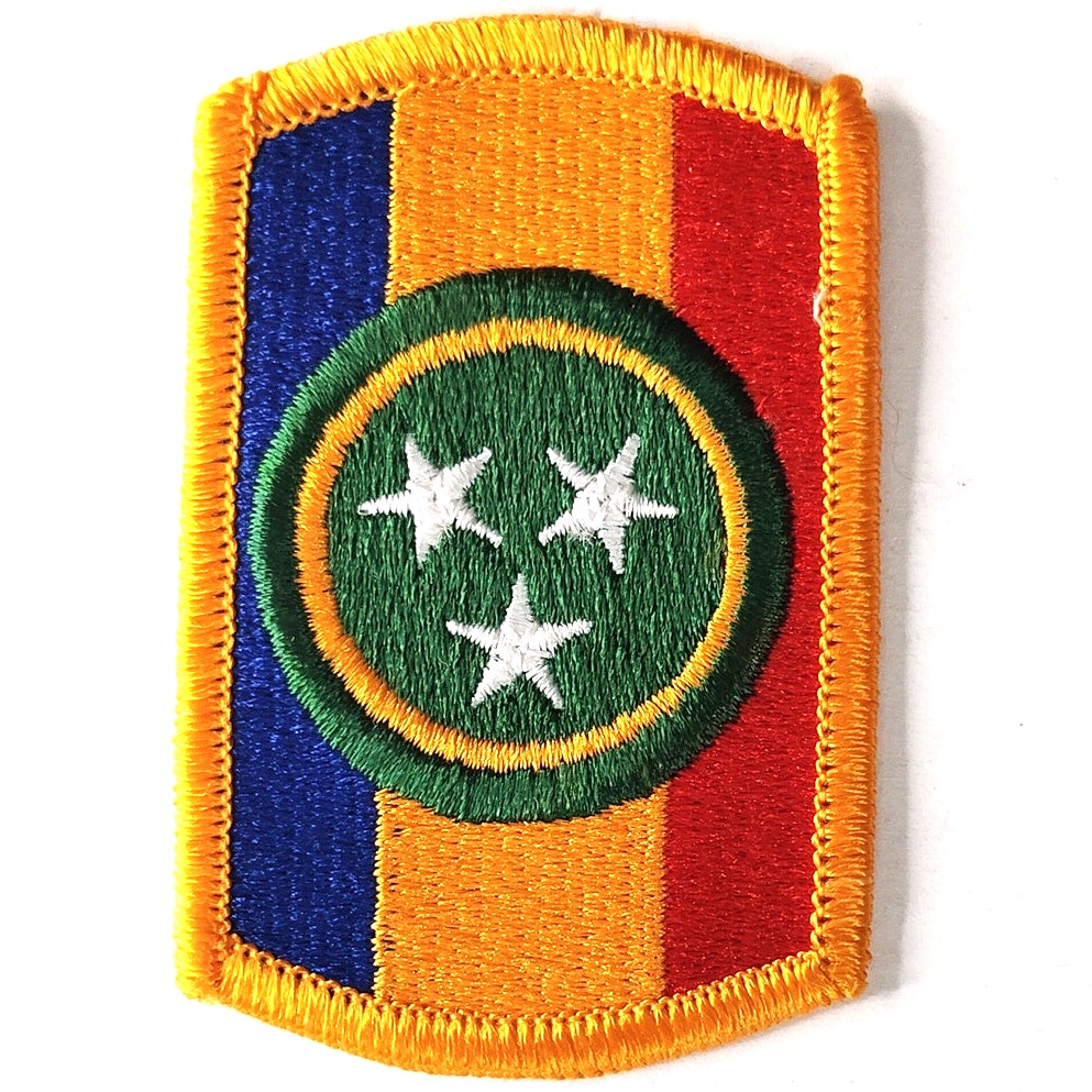 US Army 30th Armored Brigade Novelty Patch Full Color 3" × 2" Sew‑On Embroidered