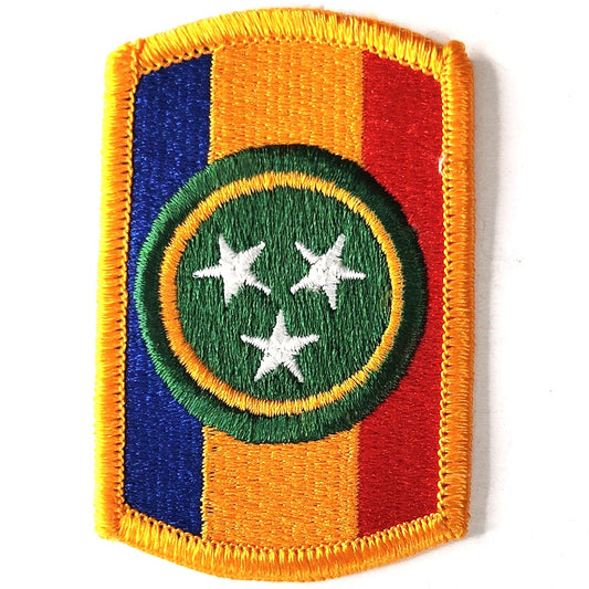 US Army 30th Armored Brigade Novelty Patch Full Color 3" × 2" Sew‑On Embroidered