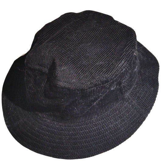 American Needle Corduroy Bucket Hat, Black, Size SM/MD, 80/20 Cotton/Poly