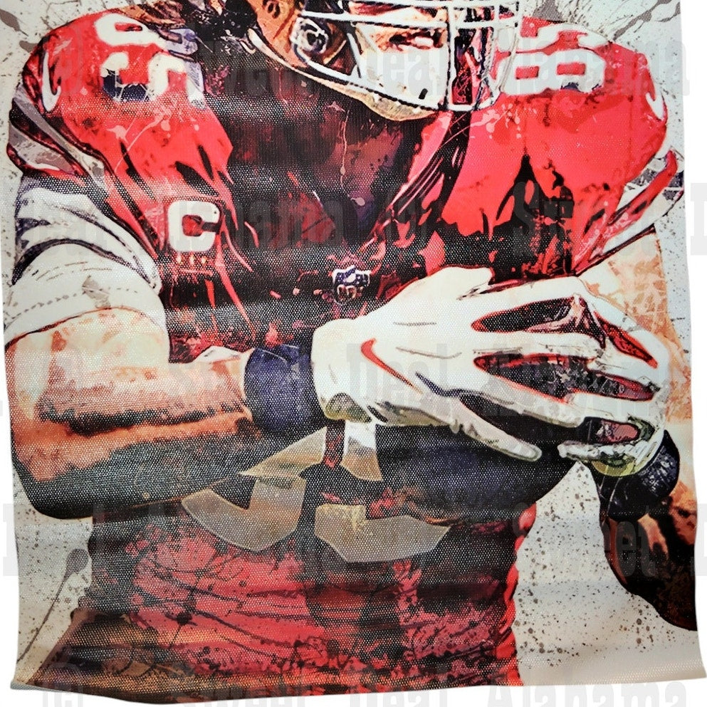San Francisco 49ers #85 George Kittle – 12” x 18” Canvas Print – Unframed