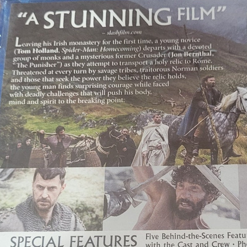Pilgrimage Blu-ray 2017 Historical Action Drama Movie Tom Holland Jon Bernthal