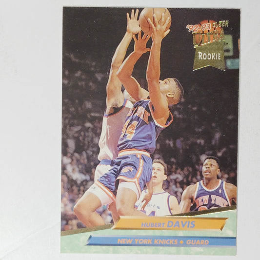1992–93 Ultra Hubert Davis #321 – New York Knicks – Rookie – VG/EX