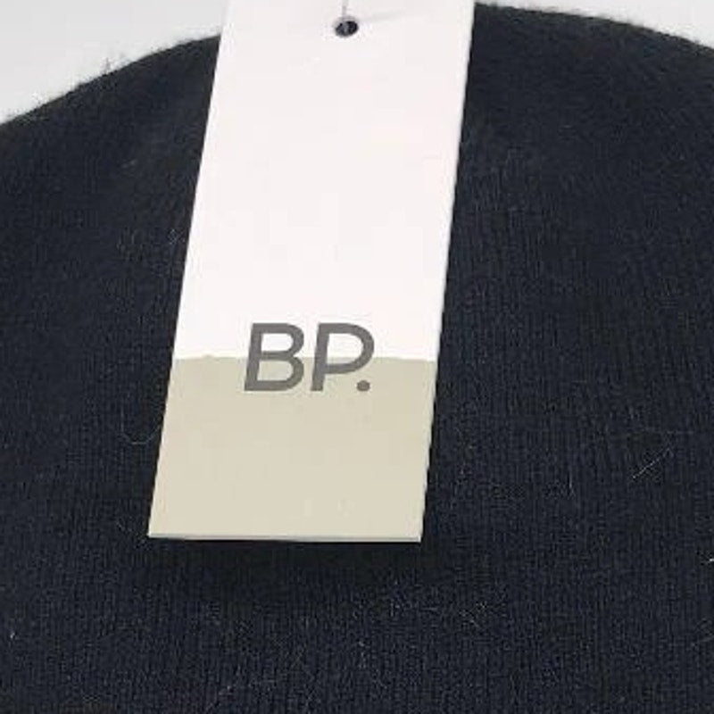 Nordstrom BP. Black Beanie Cap – One Size – Soft Stretch Knit