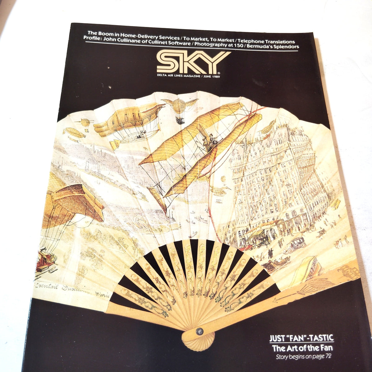 Delta SKY In-Flight Magazine June 1989 - Bermuda, Walt Disney's New Dreamflight