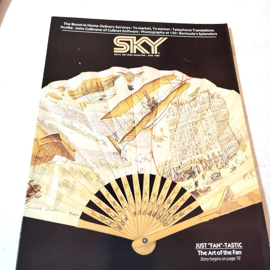 Delta SKY In-Flight Magazine June 1989 - Bermuda, Walt Disney's New Dreamflight