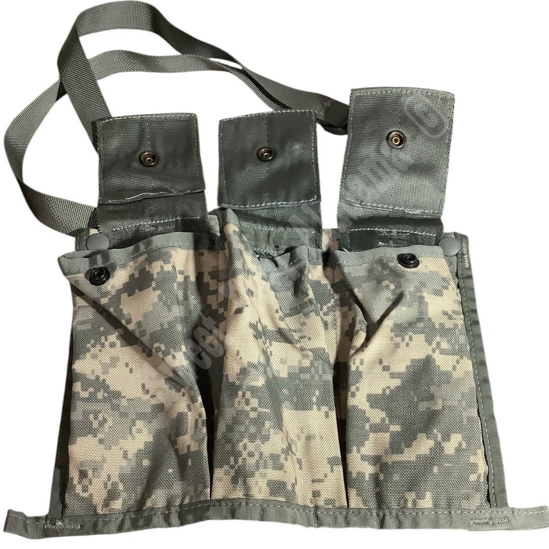 Molle II Digital ACU Camo Bandoleer Ammunition Pouch w/ Strap, Holds 6 Mags NWOT