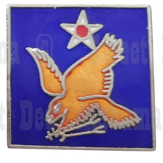 U.S. Army Air Forces (During WWII) Collector's Hat, Lapel, Brooch Pin 3/4" SQ.