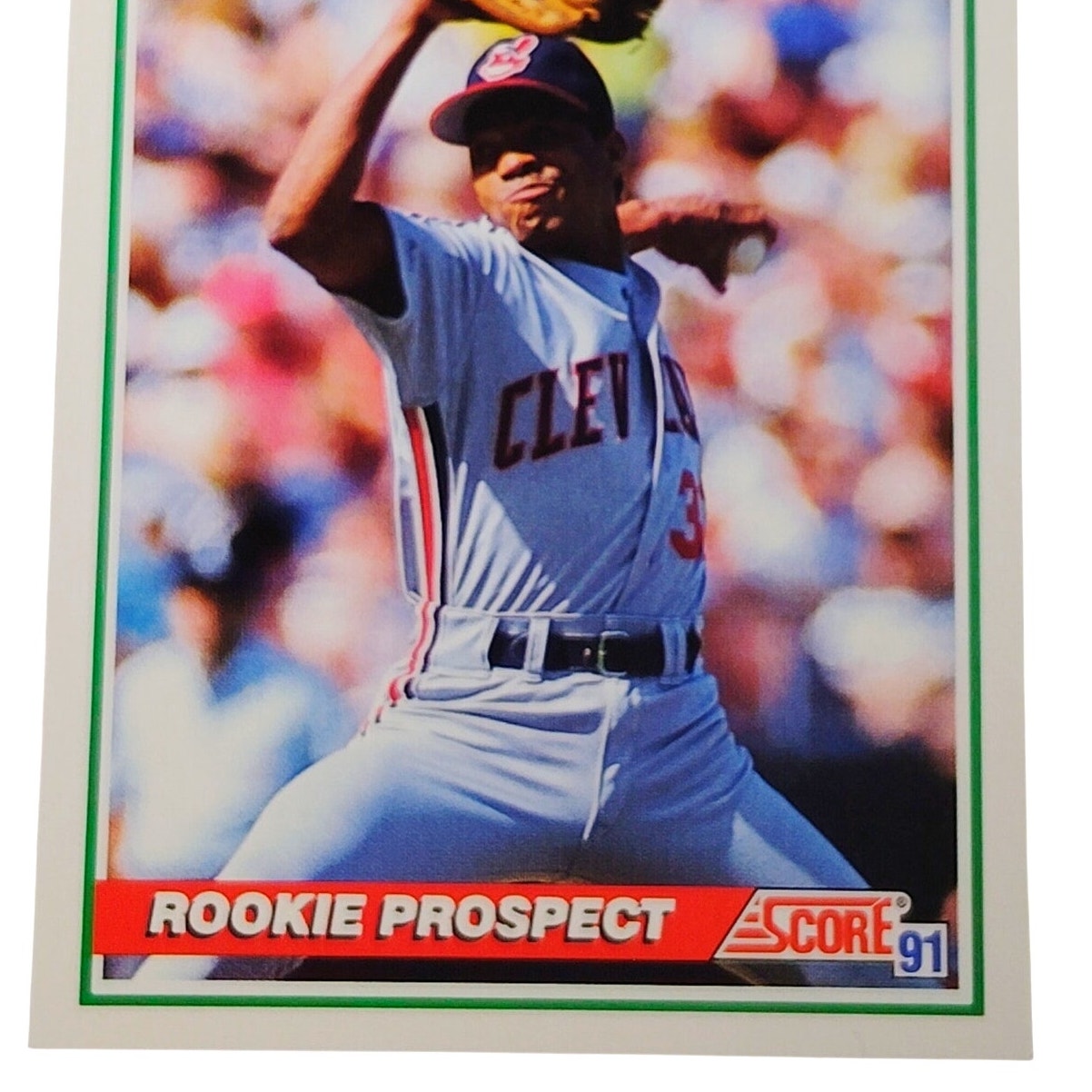 1991 Score Efrain Valdez #723 Cleveland Indians Pitcher Rookie Prospect Card NM