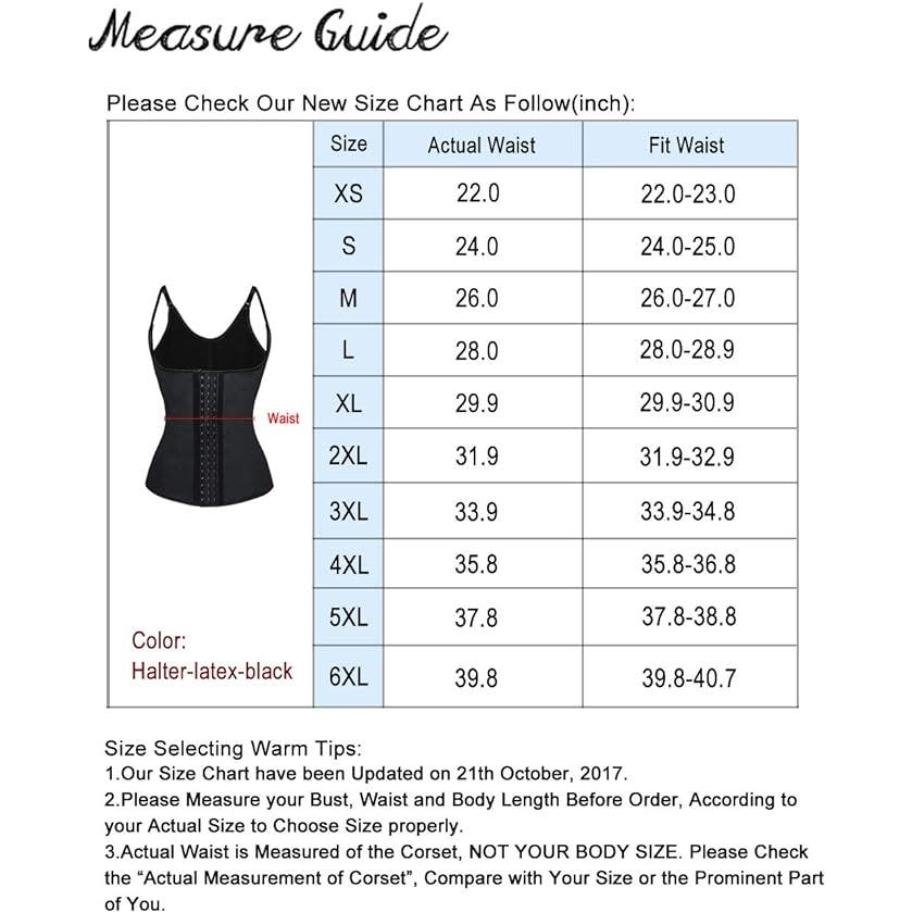 Steel Boned Latex 3 Rows of Hooks Body Shaper Corset Vest Halter-Latex- Black XL