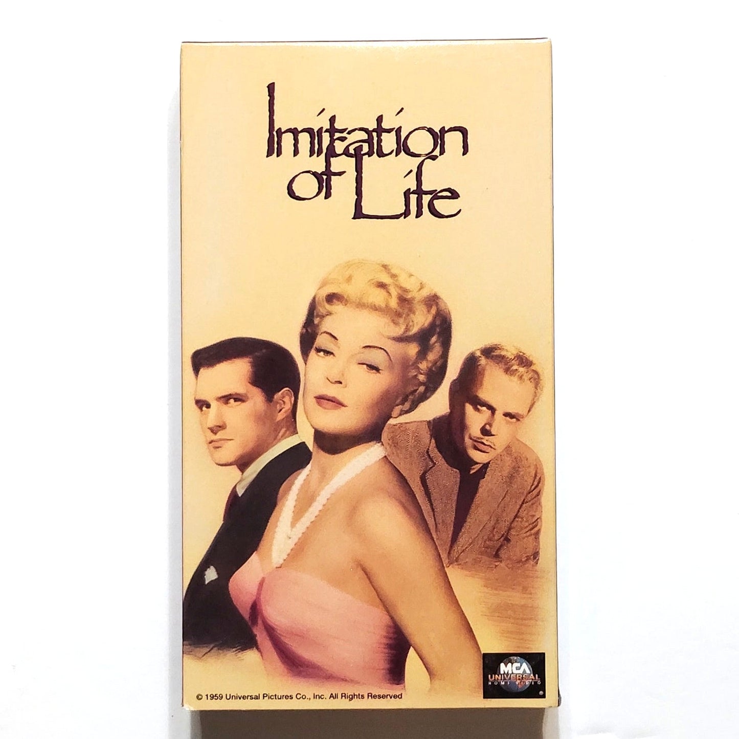 Imitation of Life VHS 1992 Lana Turner Classic Drama Vintage Movie Tape