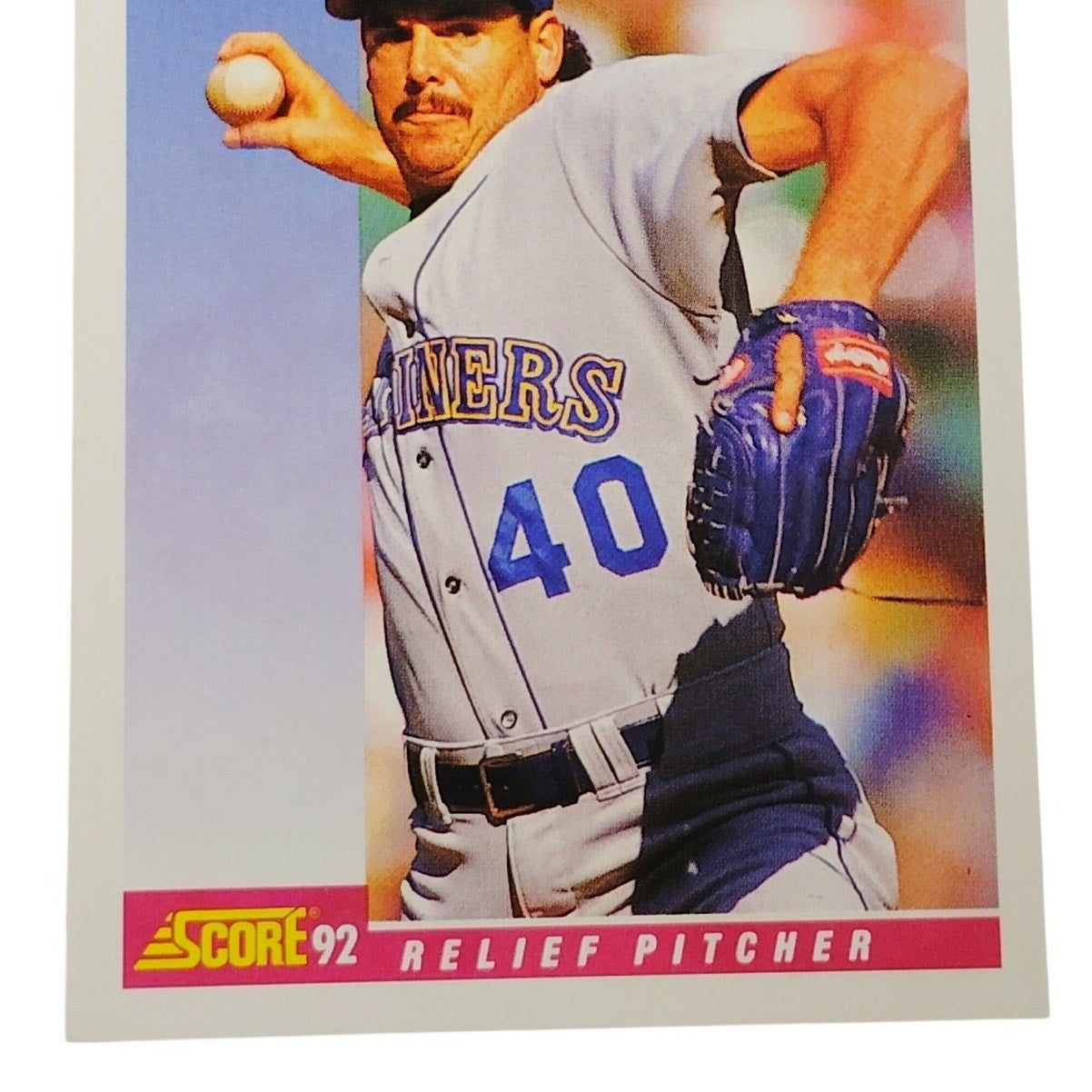 1992 Score Mike Schooler #654 Seattle Mariners Relief Pitcher MLB Baseball NM