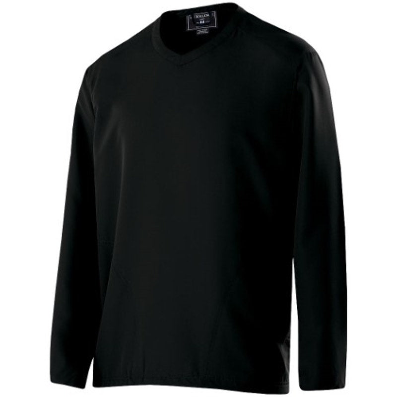 Holloway Adult Ignition Pullover Jacket, Black, Large - Golf, Coaching, Outdoors