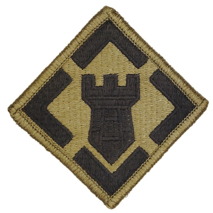 US Army 20th Engineer Brigade Patch OCP Scorpion Sew‑On 3" × 3"