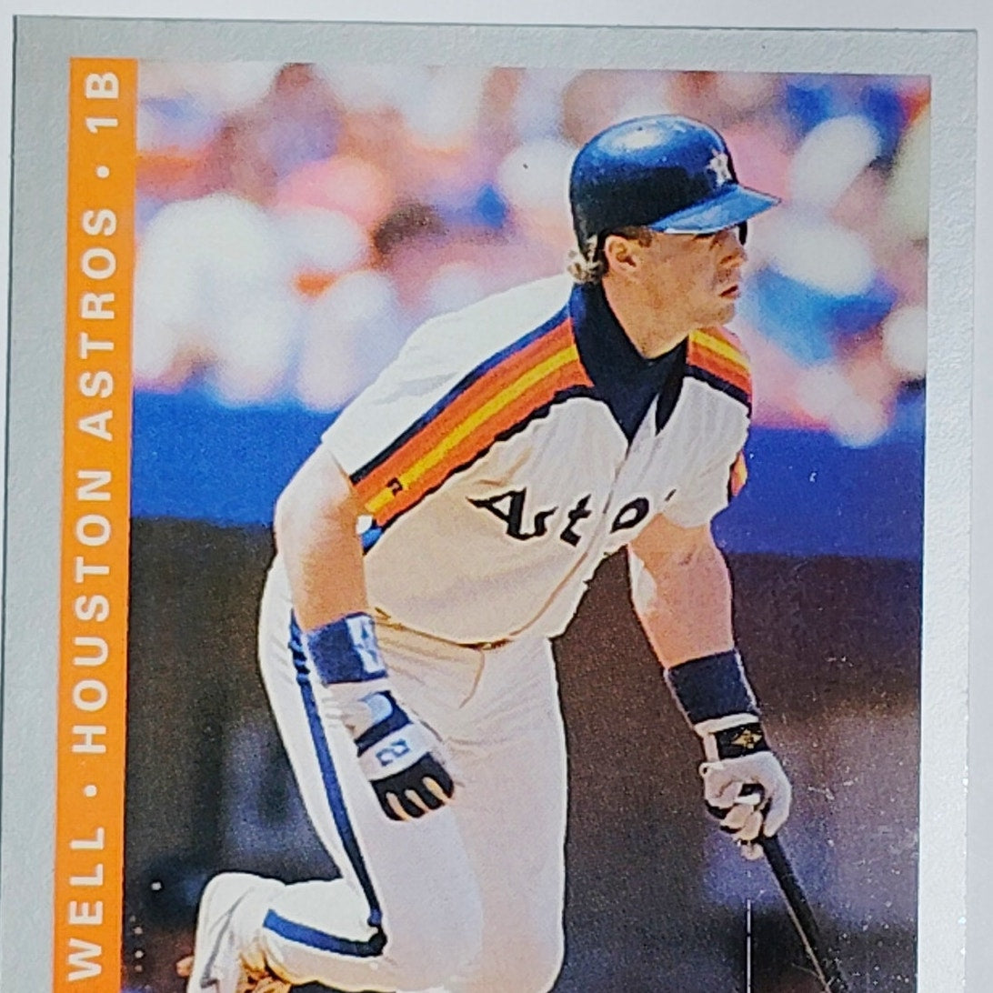 1993 Fleer Jeff Bagwell #46 Houston Astros HOF 1st Base - Rainbow Jersey VG/EX