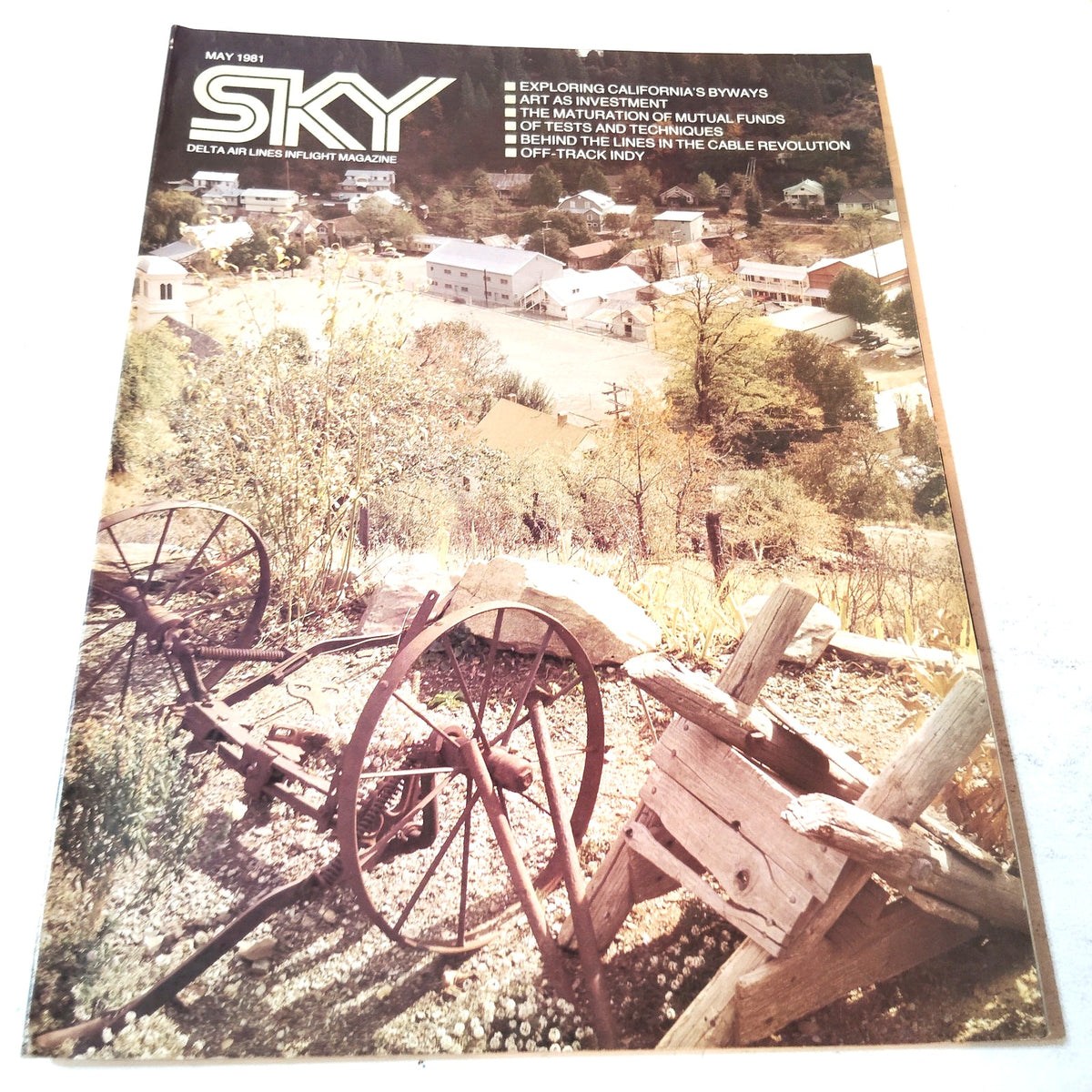 Delta SKY In-Flight Magazine May 1981 - Sea World, Amex, Indy Race