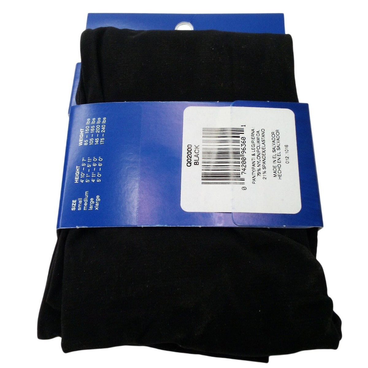 L'eggs Energy Graduated Compression Tights Black S Women's Opaque Pantyhose