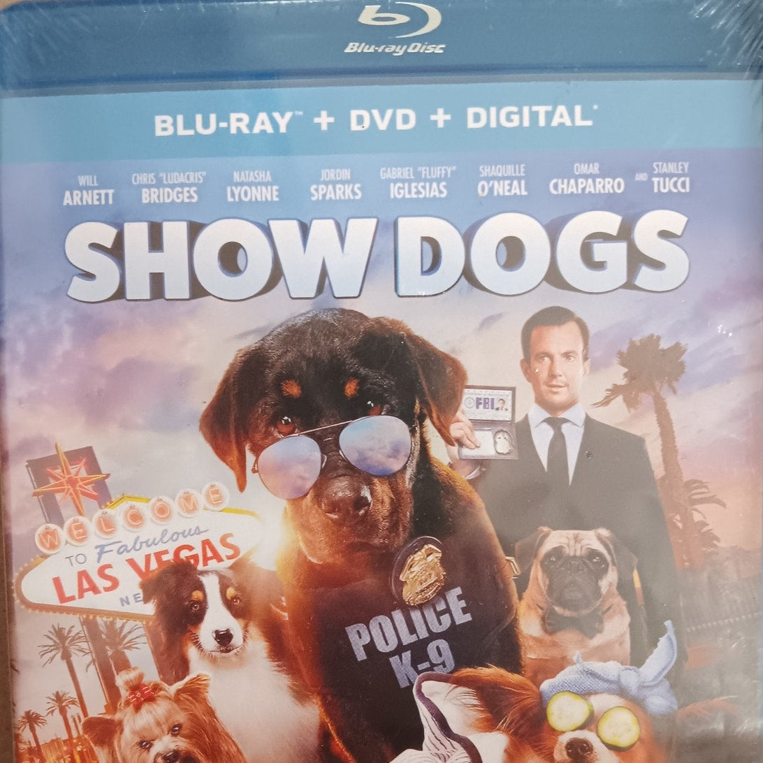 Show Dogs Blu-ray + DVD + Digital Copy 2018 Family Comedy, Will Arnett, Ludacris