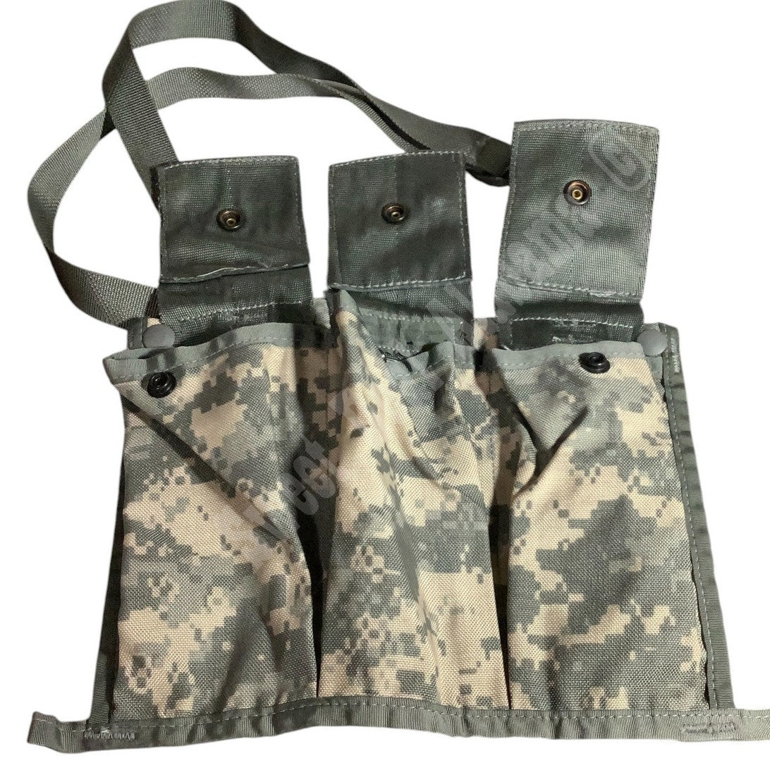 Molle II Digital ACU Camo Bandoleer Ammunition Pouch w/ Strap, Holds 6 Mags NWOT