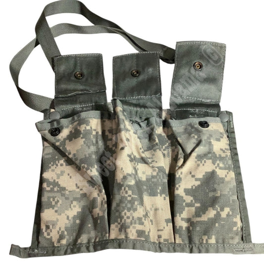 Molle II Digital ACU Camo Bandoleer Ammunition Pouch w/ Strap, Holds 6 Mags NWOT