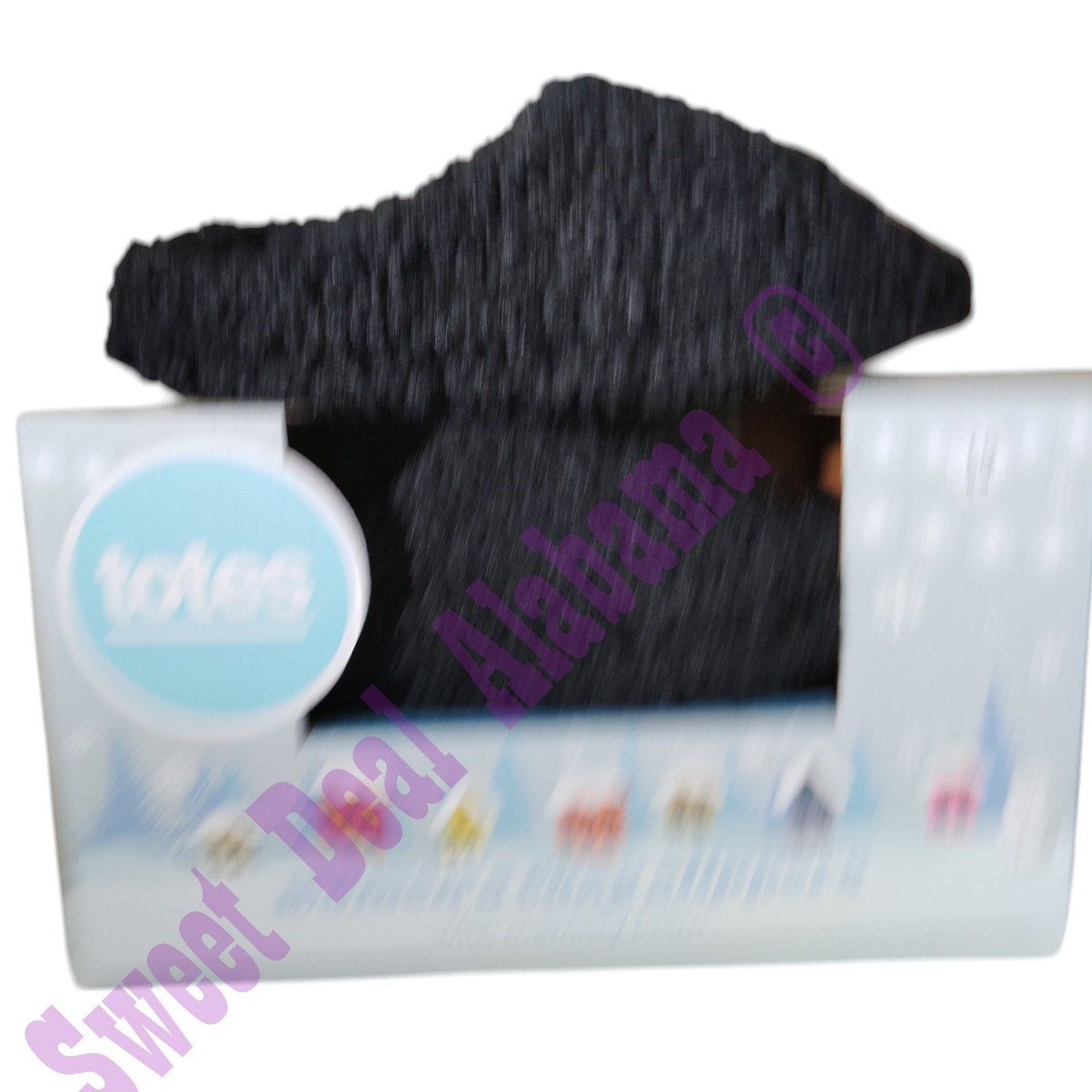 Totes Women's Cozy Slippers, Memory Foam Slippers, Size L (8-9) , Black #34544