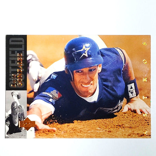 1994 Upper Deck Luis Gonzalez #396 Houston Astros Outfielder Action Shot VG/EX