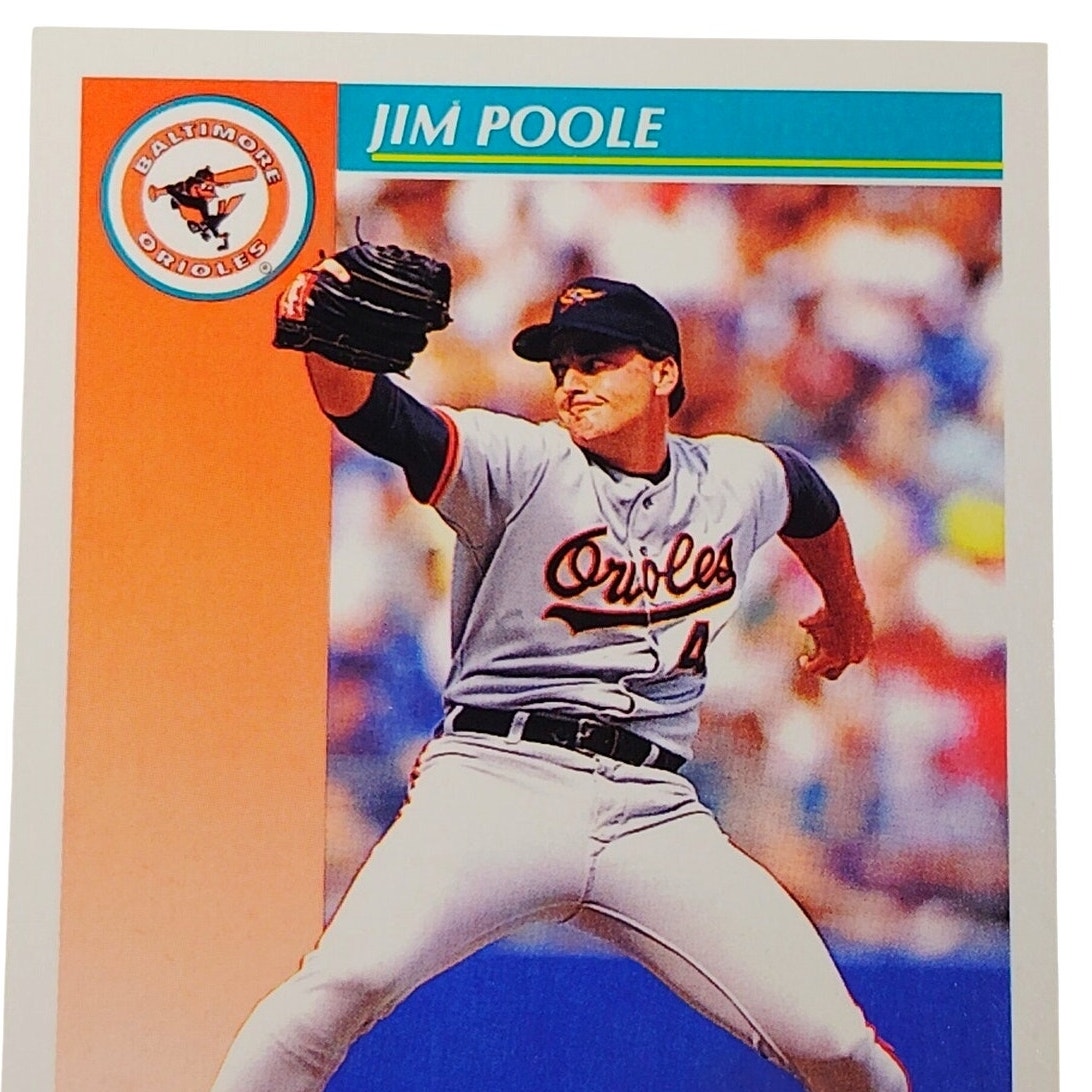 1992 Score Jim Poole #693 Baltimore Orioles Relief Pitcher MLB Baseball NM