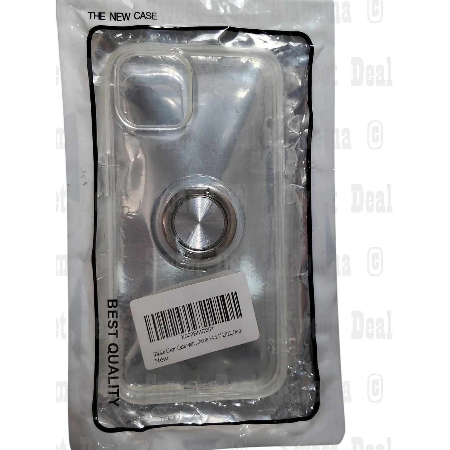 iDLike For iPhone 14 (6.1") Jelly Case, Clear Case, Wireless Charging Compatible