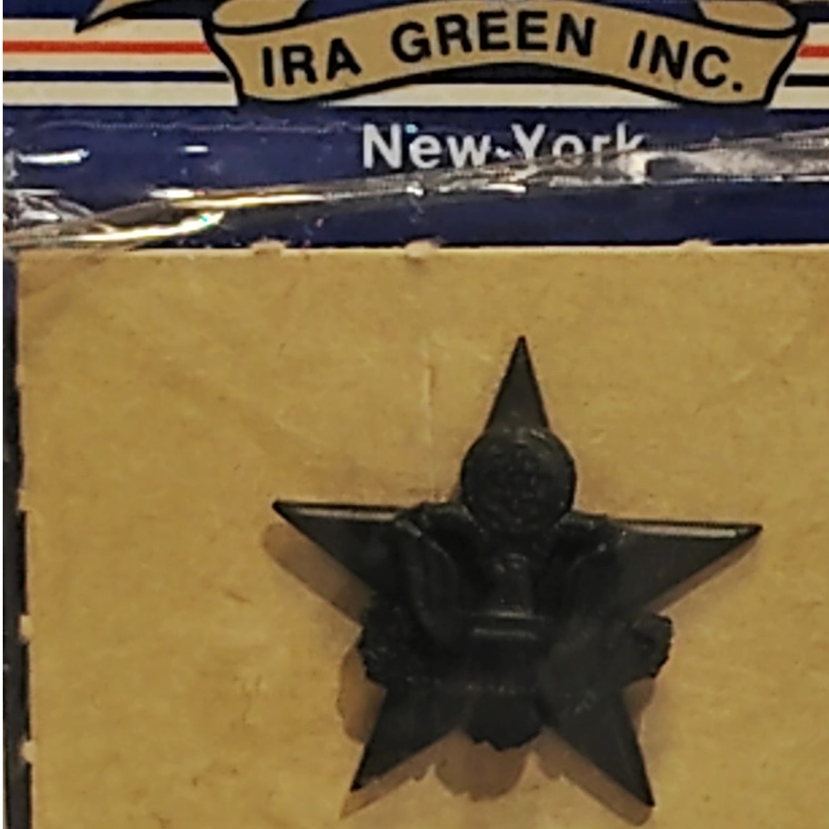 Vintage Ira Green Inc. Officer General Staff Subdued Metal Shoulder Insignias