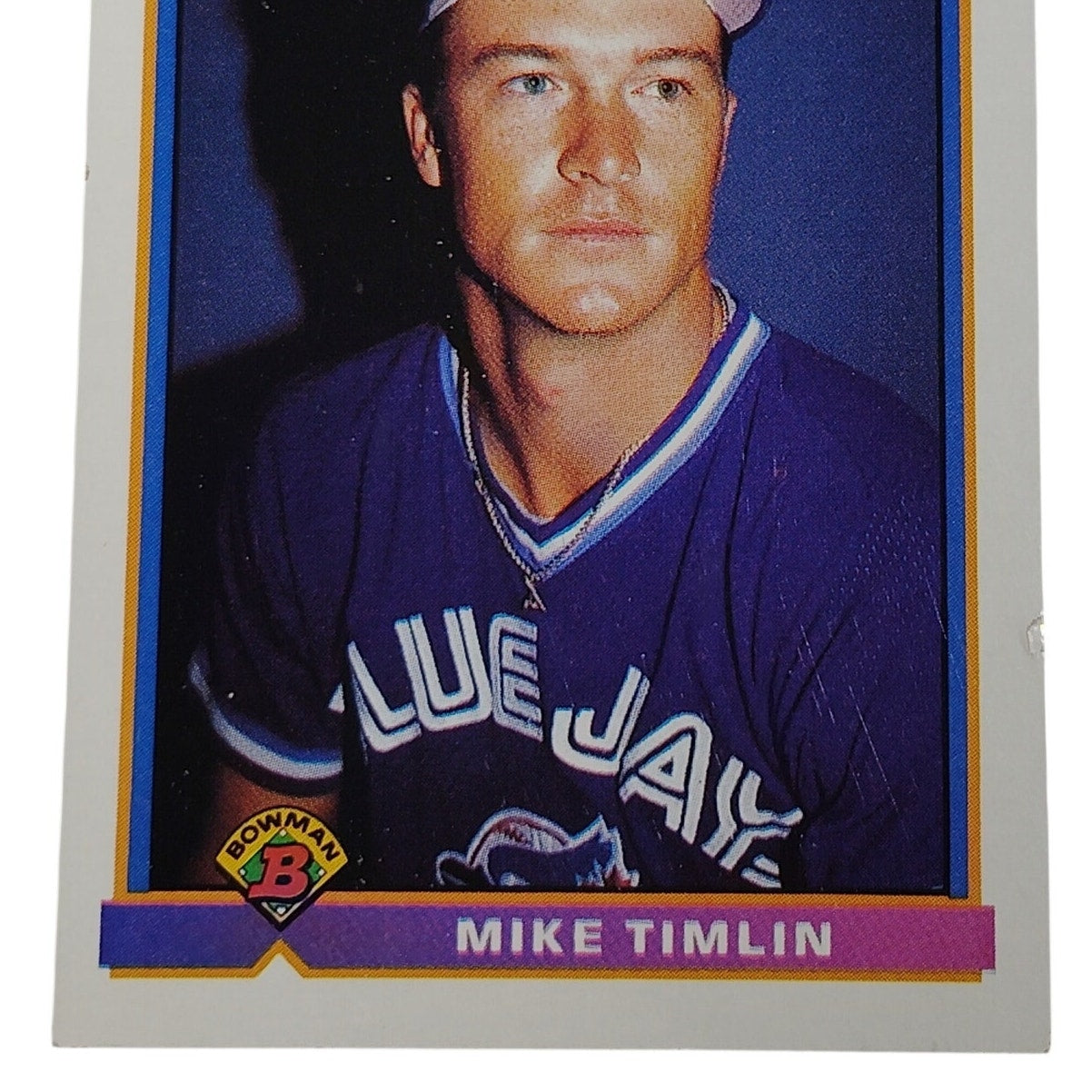1991 Bowman Mike Timlin #15 Toronto Blue Jays Pitcher Rookie Card RC NM